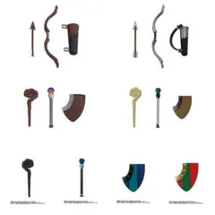 【新品未使用】 ガシャポンクエスト武器8種セット