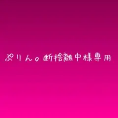ぷりん。断捨離中様専用