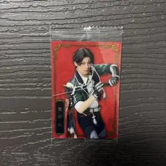 ミュージカル刀剣乱舞 刀ミュ 豊前江 ツインウエハース メタリックプラカード