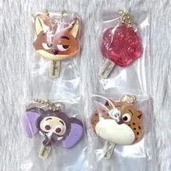 ズートピア アイスキャンディーチャーム　4個セット