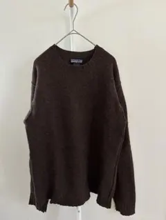 訳あり　パタゴニア　patagoniaブラウン　クルーネックセーター　ニットのサムネイル