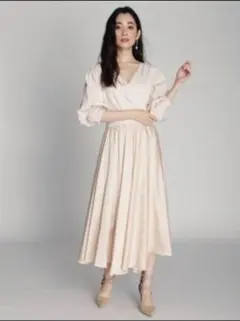 CELFORD セルフォード カシュクールドッキングワンピ　38