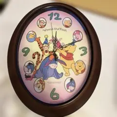 プーさん掛け時計