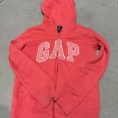 GAP 赤 フード付きパーカー