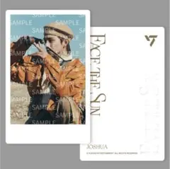 Face The Sun instant photo card ジョシュア