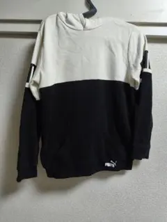 PUMA　パーカー　白　黒　150