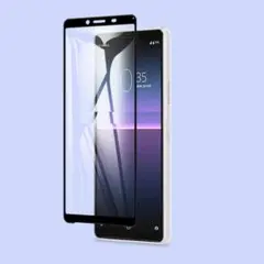Xperia 10 II SO-41A SOV43 枠黒 ガラスフィルムK634