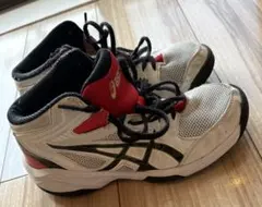 ASICS バスケットシューズ ホワイト/レッド/ブラック