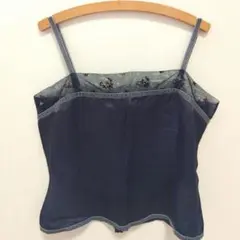 KOOKAI S ビスチェ チャコールグレー レース クーカイ レトロ 90sのサムネイル