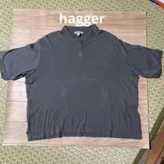 上質　HAGGAR ポロシャツ　グレー　2XL