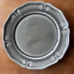 ◆美品◆ 阿部慎太郎　6寸皿　花形