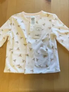 新品タグ付　ポロベア　リバーシブル　コットンカーディガン　90