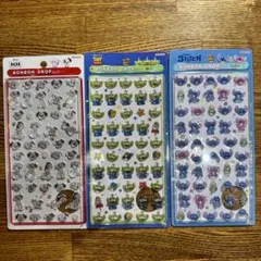 ボンボンドロップシールミニ　正規品　101匹・スティッチ・リトルグリーンメン