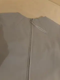 ミラオーウェン　ノースリーブロングワンピース ライトグレー