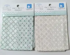 セリア てぬぐい風タオル　未使用　2枚セットのサムネイル
