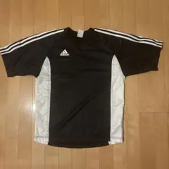 adidas 半袖シャツ Mサイズ 黒/白