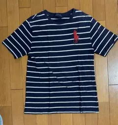 ポロラルフローレン ストライプ Tシャツ ビックポニー　短丈　ボーダーTシャツ