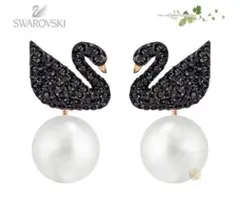 【新品未使用】スワロフスキー　アイコニック スワンピアス