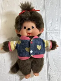 モンチッチ　Mサイズ　洋服　スタジャン　ハート