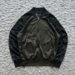 00s アディダス ATP復刻 トラックジャケット カーキ　黒