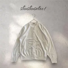 n2317 ジャグラン ノーカラーカーディガン ホワイト シンプル ホワイト