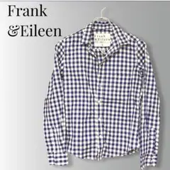 訳あり Frank&Eileen BARRY ギンガムシャツ XS USA製のサムネイル