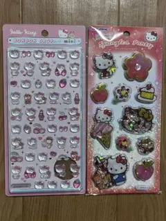 正規品　サンリオ　ボンボンドロップシールミニ　ハローキティ　スパンコールパーティ