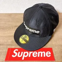 正規品　Supreme キャップ　帽子　BOXロゴ ブラック　黒