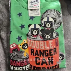 新品　ミキハウス　ダブルB　ロンT缶詰