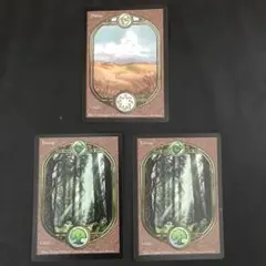 アングルード Unglued 基本土地3枚セット