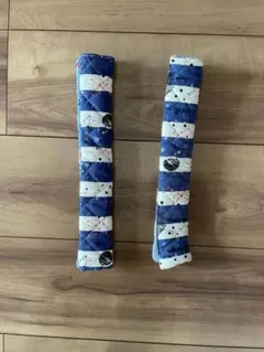 【ほぼ未使用】水筒 肩紐カバー 2個セット 宇宙柄 ハンドメイド 入園準備