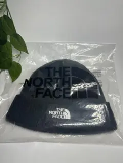 THE NORTH FACE ボックスロゴ ニット帽 ブラック ユニセックス