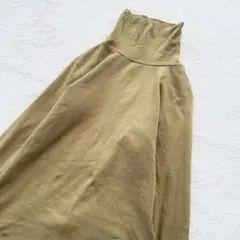 無印良品 タートルネック 長袖カットソー コットン混 Mサイズ