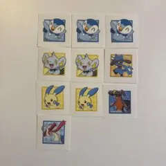 ポケモン　パウンドケーキ第10弾　デコキャラシール　10枚セット