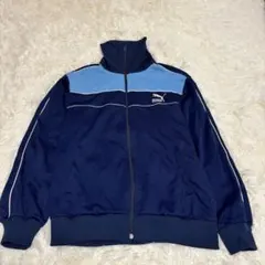PUMA プーマ ジャージ トラックジャケット サイズO ネイビー