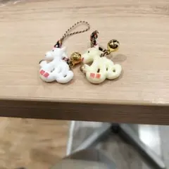 2026年 午年 干支キーホルダー 馬の形 ストラップ 鈴付き