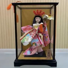 愛*莉様 藤娘 日本人形 ガラスケース入り 玉童作 - メルカリ