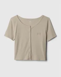 GAP リブクロップTシャツ（カーディガン）