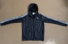 adidas ブラック ウィンドブレーカー L