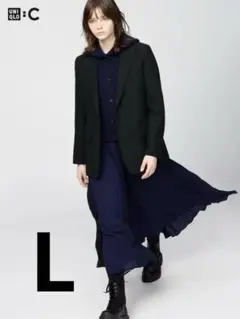 新品未使用★UNIQLO ユニクロ　ツイードテーラードジャケット　L