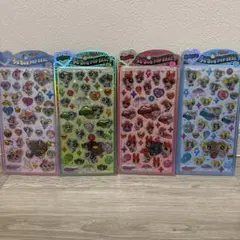 正規品　パワパフ　うるちゅる　シール　パワーパフガールズ4シートセット