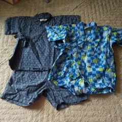 甚平 ロンパース 男の子　2着セット