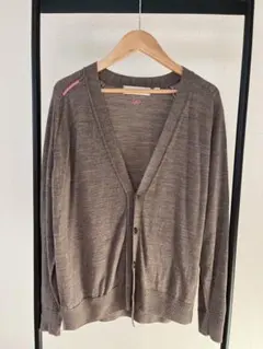 ユニクロ×アニヤハインドマーチ メリノオーバーサイズカーディガン ブラウン