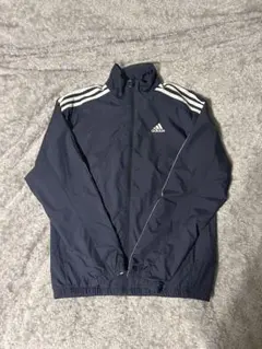 値下げ可能‼️adidas ネイビー ナイロンジャケット S
