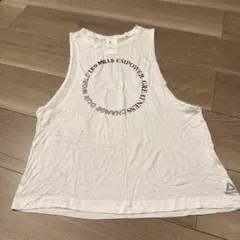 Reebok LES MILLS タンクトップ ホワイト Sのサムネイル