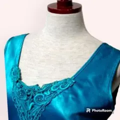 vintageヴィンテージトップスシャツ刺繍重ね着インナーレトロUSA海外古着