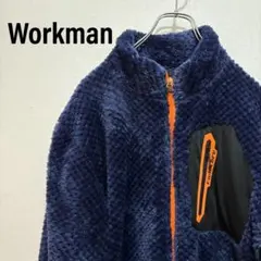 【キムタク着用モデル】Workman フリースジャケット ネイビー