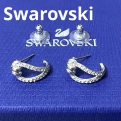 スワロフスキー　ピアス　LIFELONG フープ　パヴェ　正規品　新品　箱付
