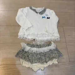 美品　bebe ベビー服 上下セット セットアップ