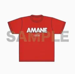 AMANE ロゴ Tシャツ 赤